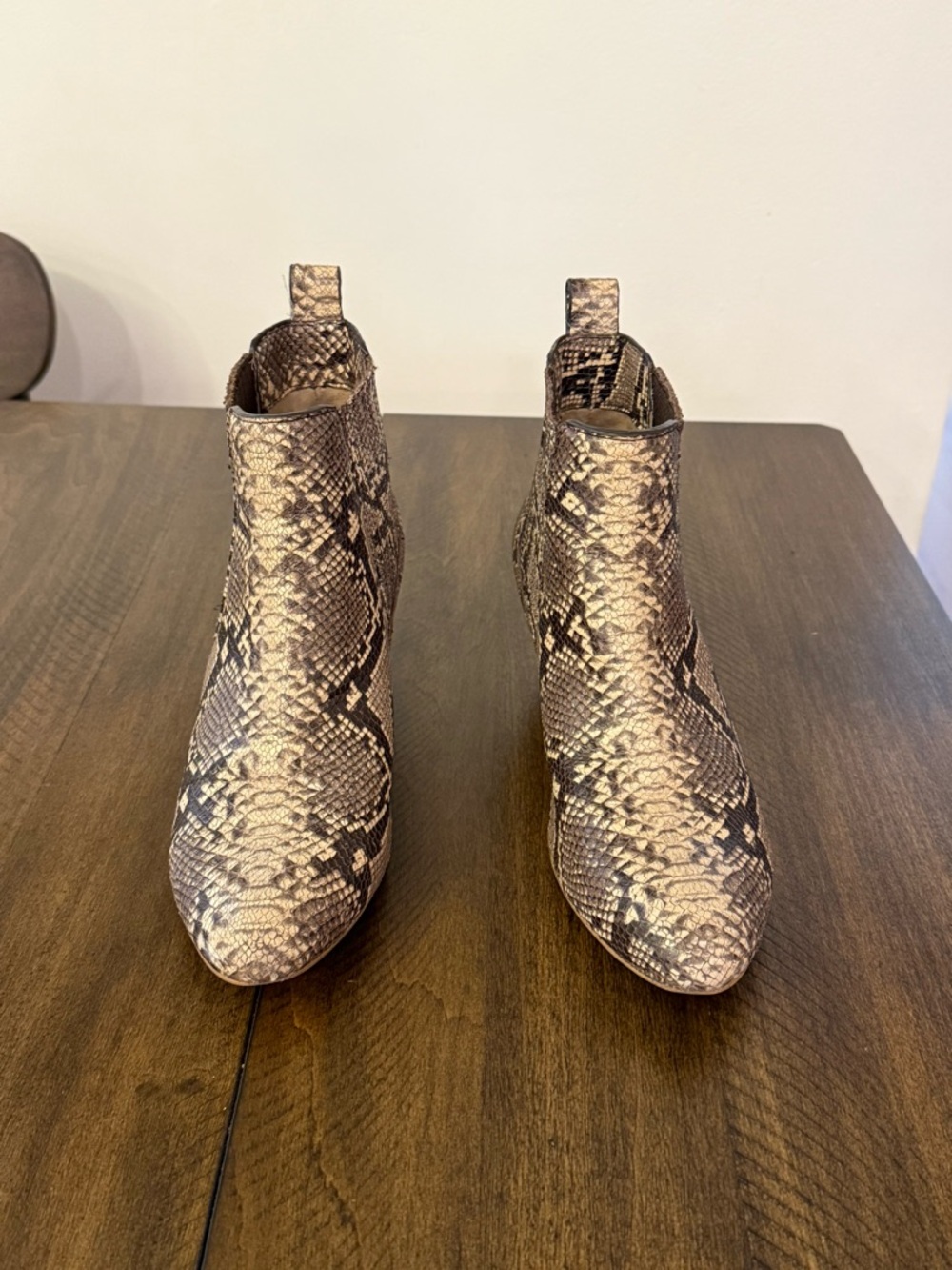 Splendid Snakeskin Ankle Booties (7)
